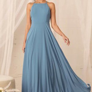 Lulu's bridesmaid dress with tags - never worn -Mythical Kind of Love Slate Blue